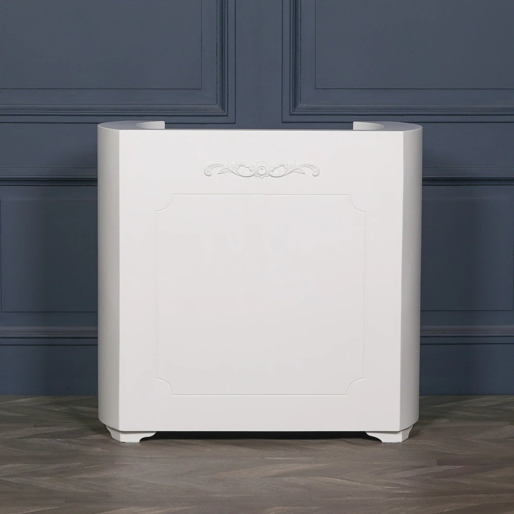 White Reception Desk