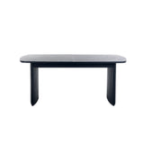 Louis Extending Dining Table - Black - LOU004