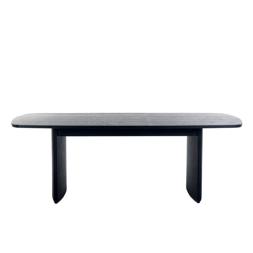 Louis Extending Dining Table - Black - LOU004