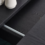 Louis Extending Dining Table - Black - LOU004