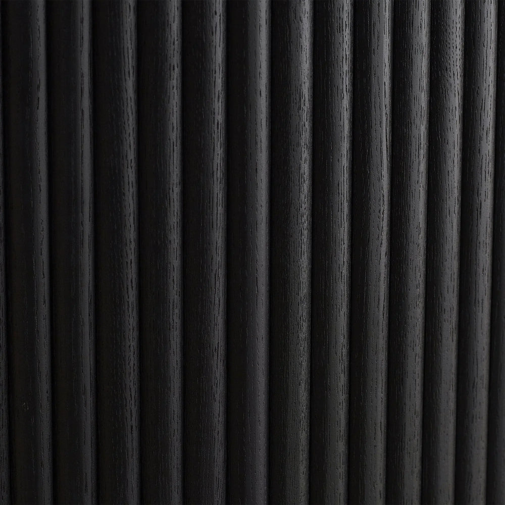 Louis Extending Dining Table - Black - LOU004