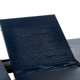 Louis Extending Dining Table - Black - LOU004