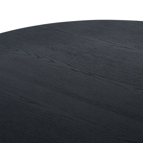 Louis Round Dining Table - Black - LOU005