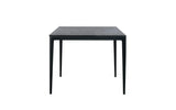 Miami Square Stone Top Dining Table - Slate Grey