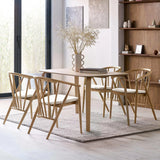 Kaito Dining Table - Light Brown - KAI003