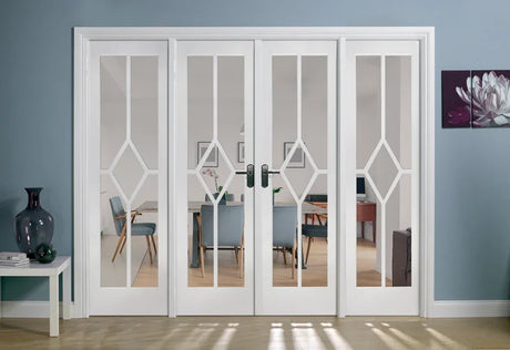 Room Divider Reims W8 2 - White