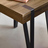 Troy Lamp Table - Dark Oak - TRO002