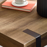 Troy Lamp Table - Dark Oak - TRO002