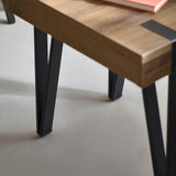 Troy Lamp Table - Dark Oak - TRO002