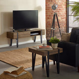 Troy Lamp Table - Dark Oak - TRO002