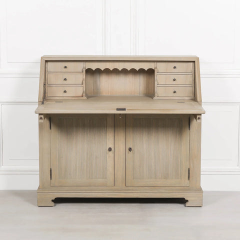 Rustic Wooden Bureau Desk
