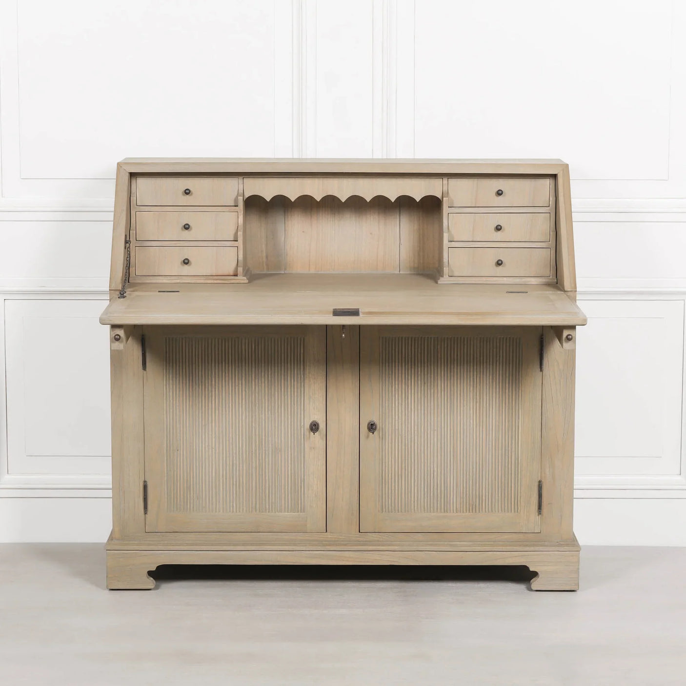 Rustic Wooden Bureau Desk